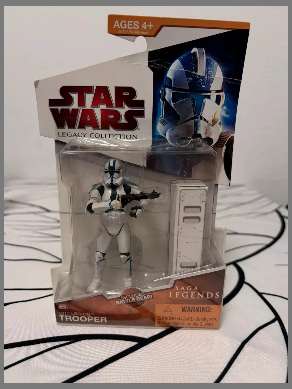 Star Wars Legacy Collection Saga Legends 501st Legion Trooper Hasbro SL08 3.75” MOC